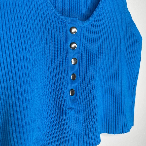 Royal blue crop top - Picture 2 of 2